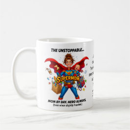 Super Moeder Met Citaat Grappige Moederdag Koffiemok