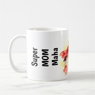 Super Moeder Mijn Elke Dag Held Waterverf-persoonl Koffiemok