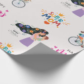 Super Moeder | Moederdag Cadeaupapier (Hoek)