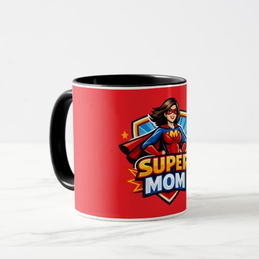 Super Moeder Mok (Voorkant links)