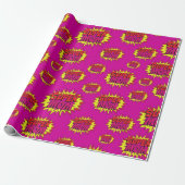 Super Moeder op Fuchsia Cadeaupapier (Uitgerold)