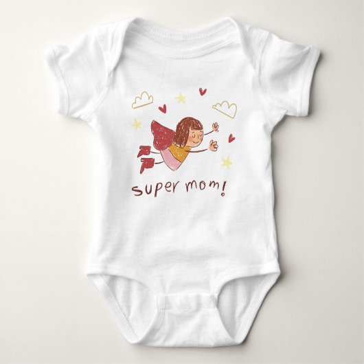 super moeder romper (Voorkant)