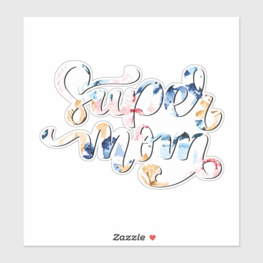 Super Moeder Sticker (Vel)