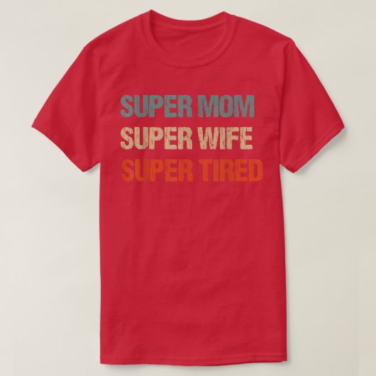 super moeder supermoe supermoe, supermam voor ons t-shirt (Design voorkant)
