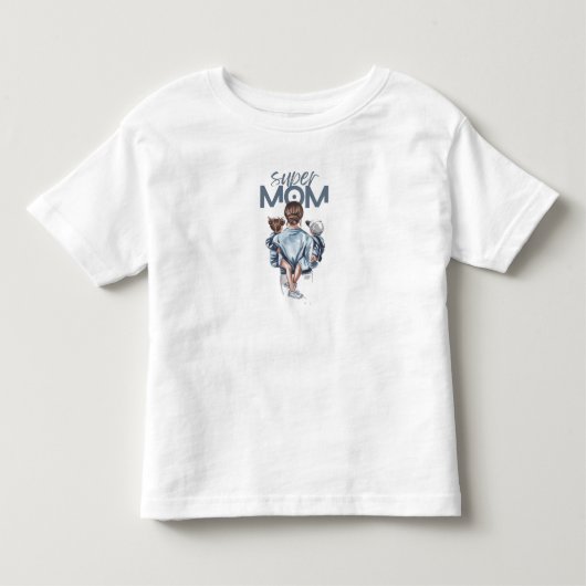 Super Moeder T-shirt  (Voorkant)