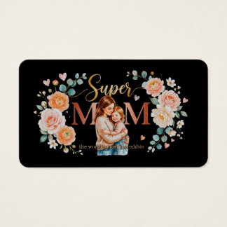 Super Moeder Wenskaart 💖Profielkaart Visitekaartje
