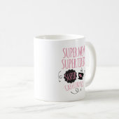 Super Mom Coffee Mok – Leuk & Stijlvol Cadeau (Voorkant rechts)