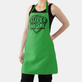 Super Mom Embleem Graphic Schort (Insitu)
