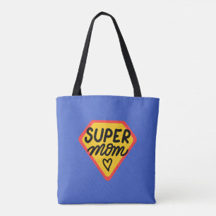 Super Mom Hero Moeder Grappige Moederdag Cadeaus Tote Bag