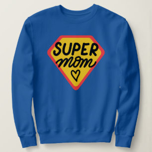 Super Mom Hero Moeder Grappige Moederdag Cadeaus Trui