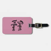 Super Mom Luggage Tag Bagagelabel (Voorkant horizontaal)