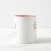 SUPER MOM Moederdag Birthday Kerstmis Moderne Mok (Midden)