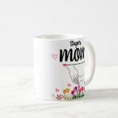 Super Mom Moederdag Mok cadeau (Voorkant rechts)
