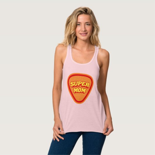 Super Mom Mother's Day Tanktop (Volledige Voorkant)