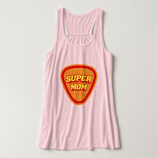 Super Mom Mother's Day Tanktop (Design voorkant)