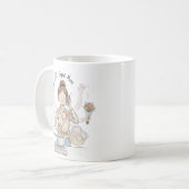 Super Mom Multitasking Illustration Mug | Cute Mug Koffiemok (Voorkant links)