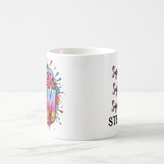 Super Mom Quote Moederdag Koffiemok (Center)