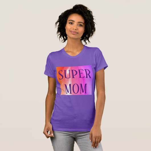 SUPER MOM T-SHIRT (Voorkant volledig)