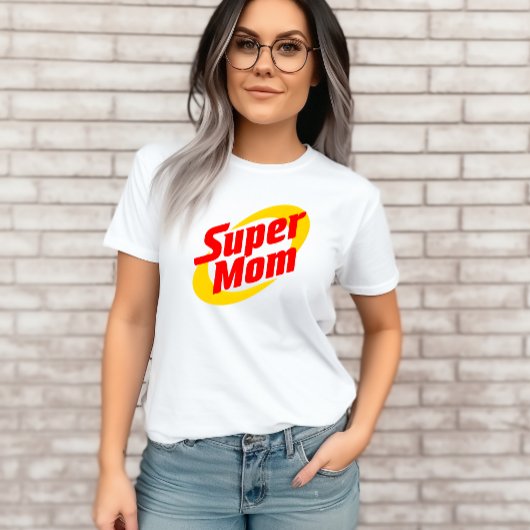 Super Mom Tshirt Cadeau voor Mam