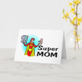 Super Mom (zakelijk) Kaart (Gele Bloem)