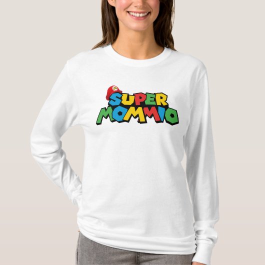 Super Mommio voor beste mama T-shirt (Voorkant)