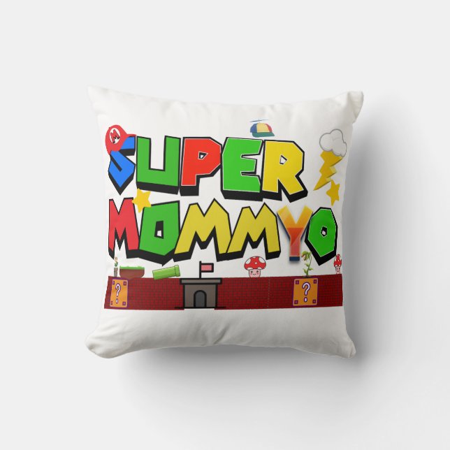 Super Mommyo Kussen (Voorkant)