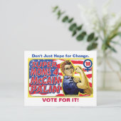 Super Moms voor McCain Palin Briefkaart (Staand voorkant)