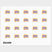 Super mondchirurg ronde sticker (Vel)