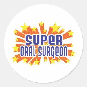 Super mondchirurg ronde sticker