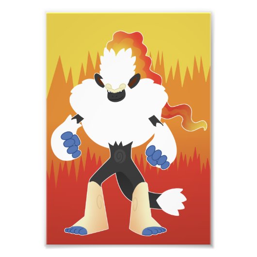 Super Monkey Foto Afdruk (Voorkant)