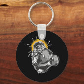 Super Monkey Gym Design Sleutelhanger (Voorkant)