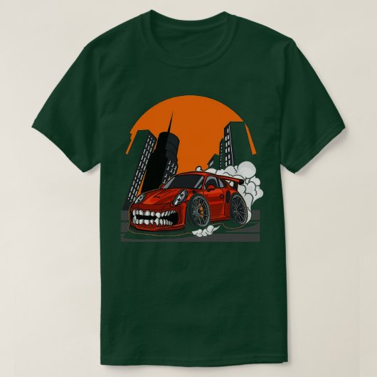 Super Monster-auto T-shirt (Design voorkant)