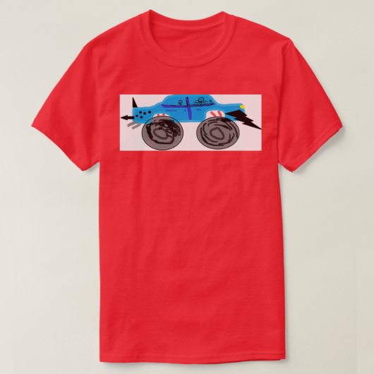 super monsterwagen t-shirt (Design voorkant)