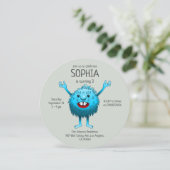 Super mooi en schattig wezen kaart (Staand voorkant)