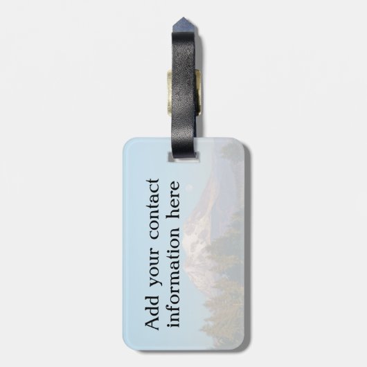 Super Moon 2014 Bagagelabel (Achterkant verticaal)