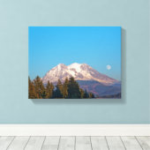 Super Moon 2014 Canvas Afdruk (Insitu (Houten vloer))