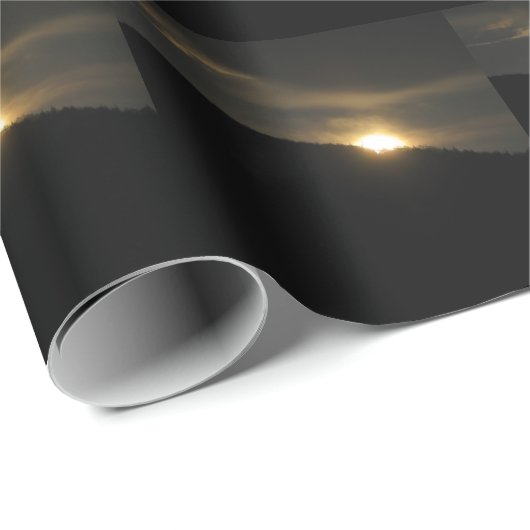 Super Moon boven Washington Mountain Cadeaupapier (Rol Hoek)