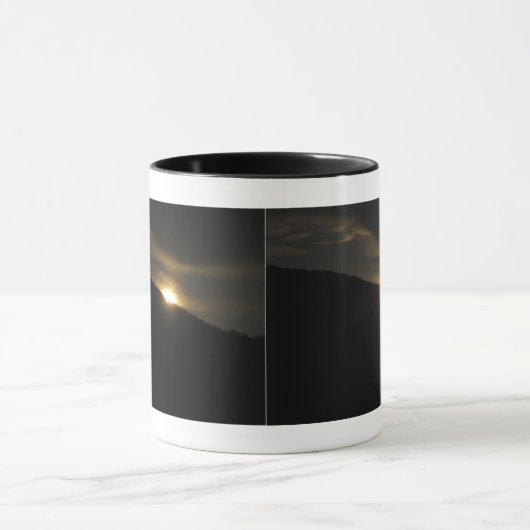 Super Moon boven Washington Mountain Mok (Midden)