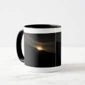 Super Moon boven Washington Mountain Mok (Voorkant links)