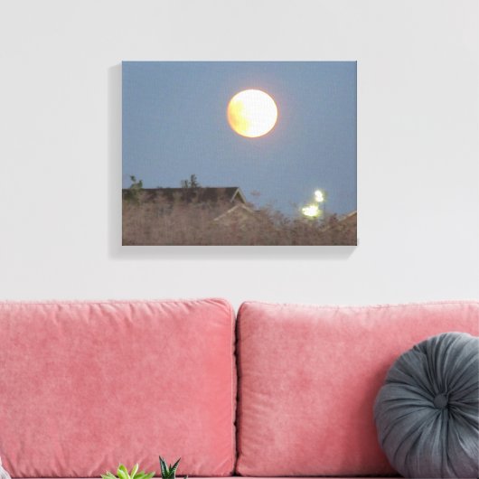 Super Moon canvas (Insitu (Woonkamer))