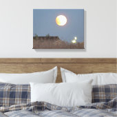 Super Moon canvas Afdruk (Insitu (Slaapkamer))