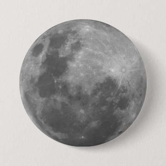 Super Moon Full Moon Lunar Fotografen Ronde Button 7,6 Cm (Voorkant)