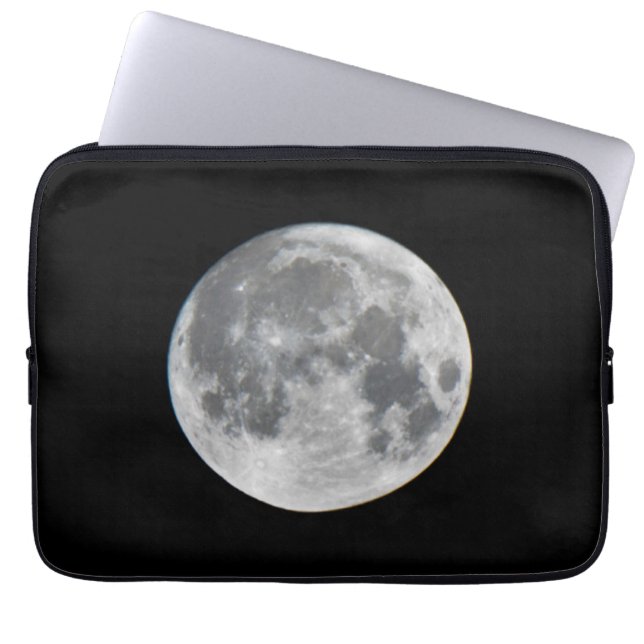 Super Moon | Mendota Heights Minnesota Laptop Sleeve (Voorkant)