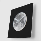 Super Moon | Mendota Heights Minnesota Vierkante Klok (Hoek)