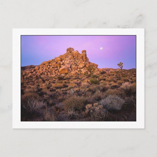 "Super-Moon Morning" Briefkaart (Voorkant)