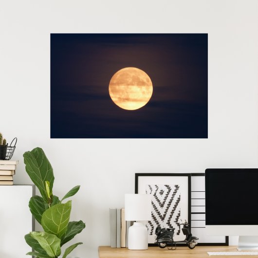 Super Moon Poster (Thuiskantoor)