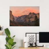Super Moon Rises boven Cathedral Rocks Poster (Thuiskantoor)