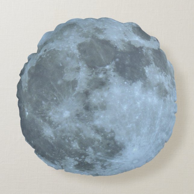 Super Moon Rond Kussen (Voorkant)