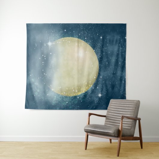 Super Moon - Tapestry Wandkleed (In Situ (horizontaal))