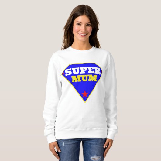 Super Mum Sweatshirt (Voorkant volledig)